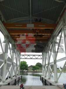 เครนเหนือศีรษะ แบบคานคู่ Overhead Crane Double Girder 1