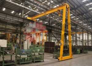 เครนกึ่งเครนขา Semi Gantry Crane 1